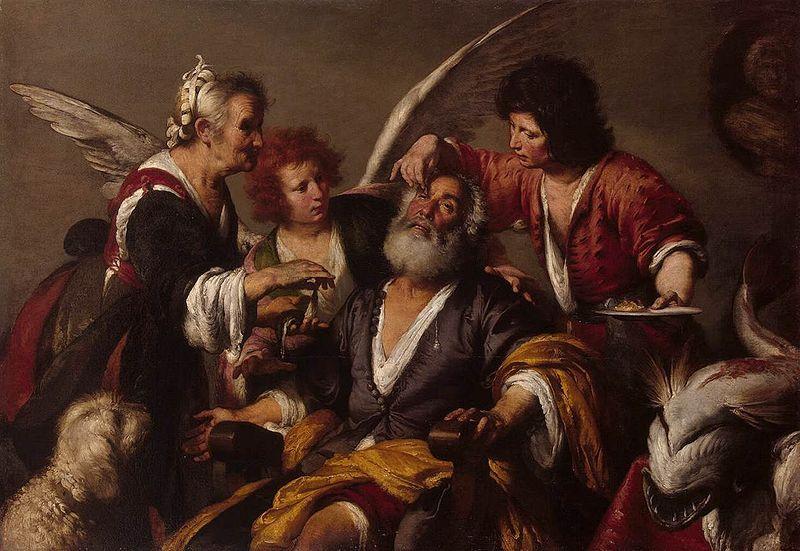 Bernardo Strozzi The Healing of Tobit oil painting picture